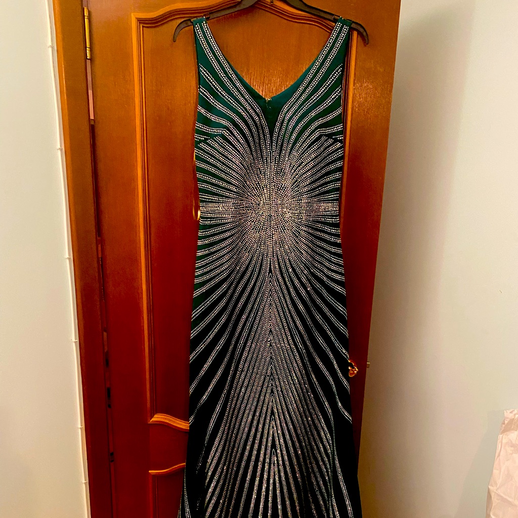 Brand New Size 46 Green Dress Gorgeous